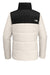 The North Face NF0A7V6K Womens Everyday Water Resistant Insulated Full Zip Jacket Vintage White Flat Back