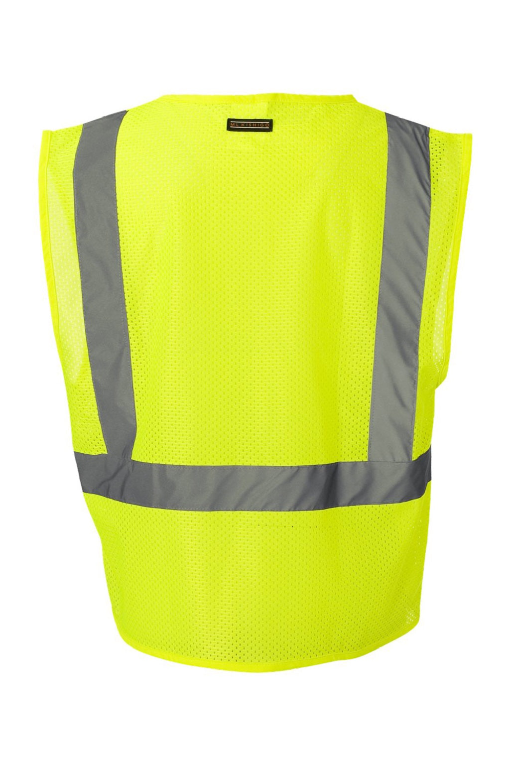 Kishigo 1085-1086 Unisex Ultra Cool Mesh Vest w/ Pockets Lime Green Flat Back