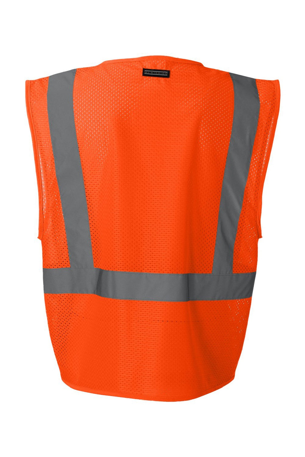 Kishigo 1085-1086 Unisex Ultra Cool Mesh Vest w/ Pockets Orange Flat Back