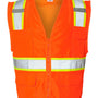 Kishigo Mens Ultra Cool Solid Front Vest w/ Mesh Back - Orange - NEW
