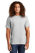 American Apparel 1301/AL1301 Mens Short Sleeve Crewneck T-Shirt Ash Grey Model Front