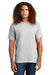 American Apparel 1301 Mens Short Sleeve Crewneck T-Shirt Ash Grey Model Front