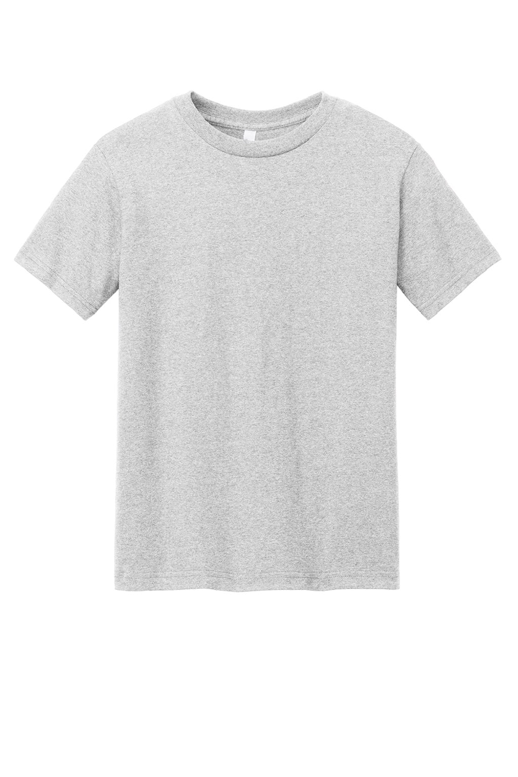 American Apparel 1301 Mens Short Sleeve Crewneck T-Shirt Ash Grey Flat Front