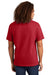 American Apparel 1301 Mens Short Sleeve Crewneck T-Shirt Cardinal Red Model Back