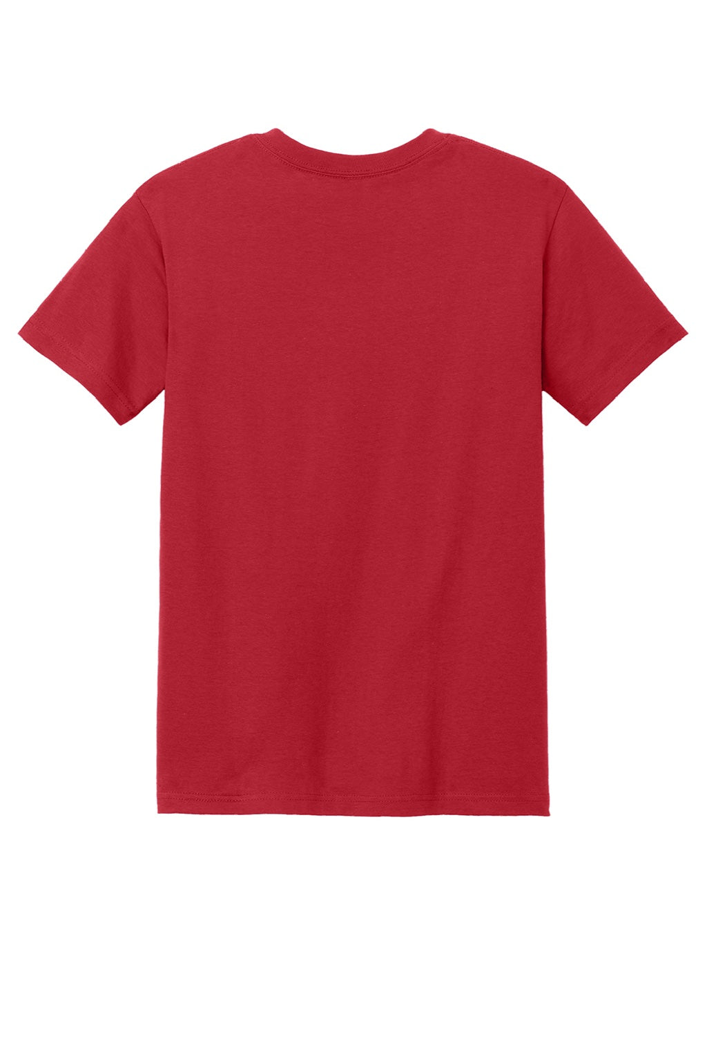American Apparel 1301 Mens Short Sleeve Crewneck T-Shirt Cardinal Red Flat Back