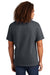 American Apparel 1301 Mens Short Sleeve Crewneck T-Shirt Charcoal Grey Model Back