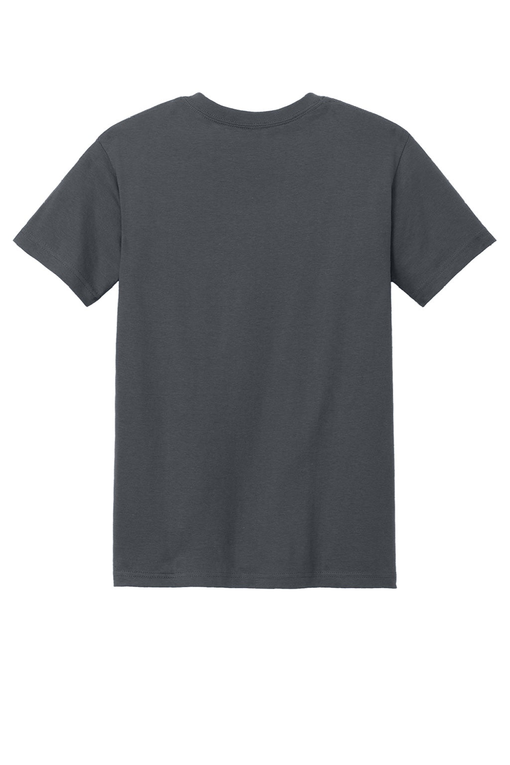 American Apparel 1301 Mens Short Sleeve Crewneck T-Shirt Charcoal Grey Flat Back