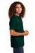American Apparel 1301/AL1301 Mens Short Sleeve Crewneck T-Shirt Forest Green Model Side