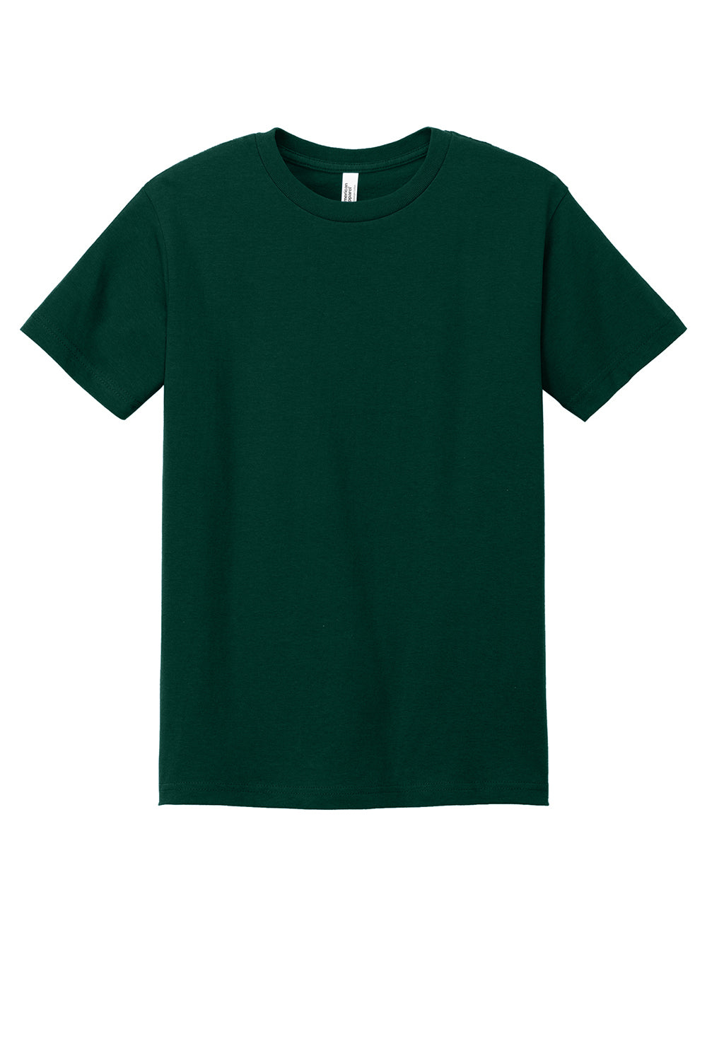 American Apparel 1301/AL1301 Mens Short Sleeve Crewneck T-Shirt Forest Green Flat Front