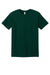 American Apparel 1301/AL1301 Mens Short Sleeve Crewneck T-Shirt Forest Green Flat Front