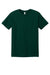 American Apparel 1301 Mens Short Sleeve Crewneck T-Shirt Forest Green Flat Front