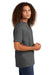 American Apparel 1301/AL1301 Mens Short Sleeve Crewneck T-Shirt Heather Charcoal Grey Model Side
