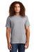 American Apparel 1301 Mens Short Sleeve Crewneck T-Shirt Heather Grey Model Front
