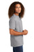 American Apparel 1301/AL1301 Mens Short Sleeve Crewneck T-Shirt Heather Grey Model Side