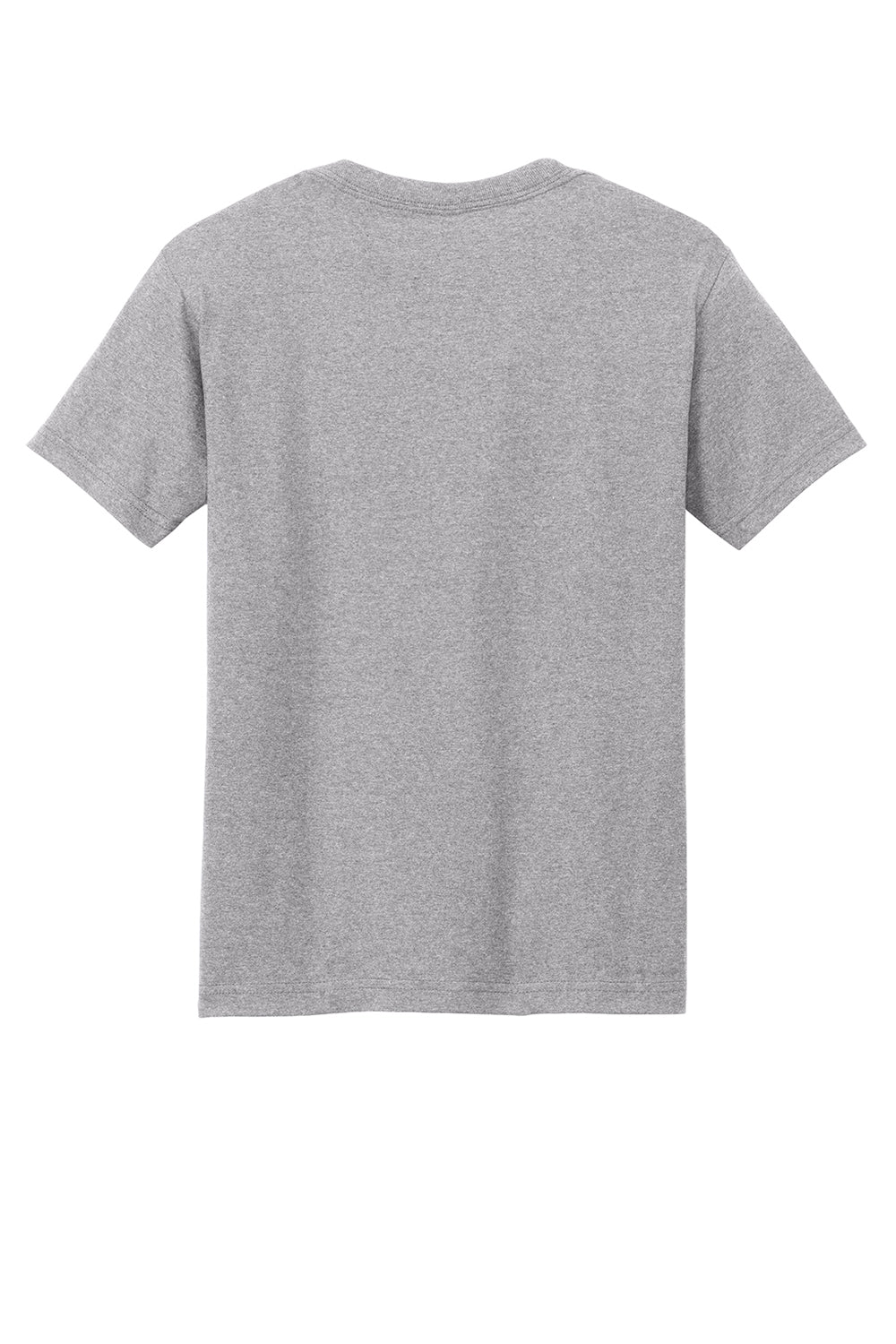American Apparel 1301/AL1301 Mens Short Sleeve Crewneck T-Shirt Heather Grey Flat Back