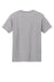 American Apparel 1301/AL1301 Mens Short Sleeve Crewneck T-Shirt Heather Grey Flat Back