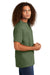 American Apparel 1301/AL1301 Mens Short Sleeve Crewneck T-Shirt Military Green Model Side