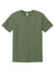 American Apparel 1301 Mens Short Sleeve Crewneck T-Shirt Military Green Flat Front