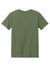 American Apparel 1301 Mens Short Sleeve Crewneck T-Shirt Military Green Flat Back