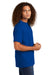 American Apparel 1301 Mens Short Sleeve Crewneck T-Shirt Royal Blue Model Side