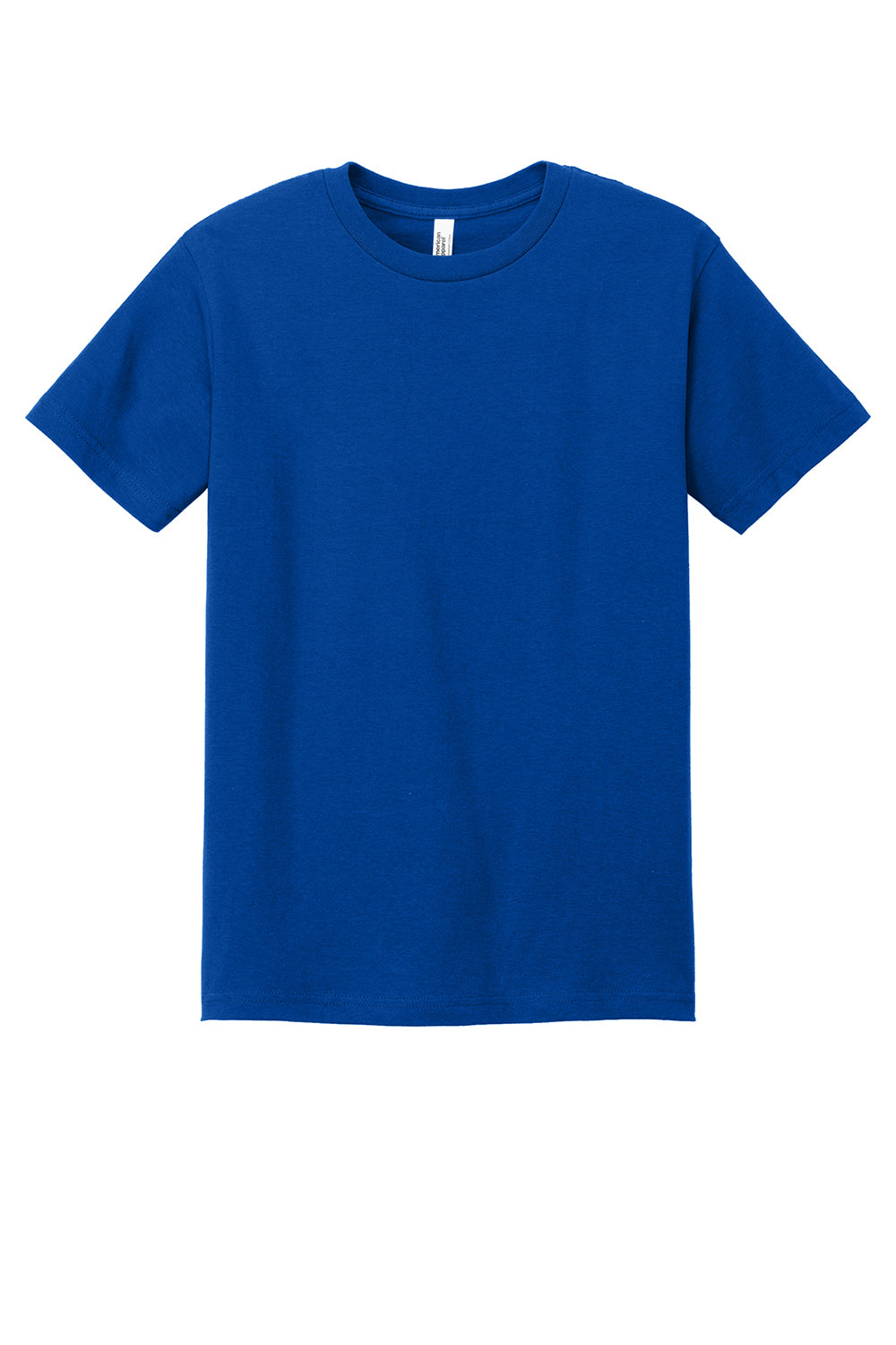 American Apparel 1301/AL1301 Mens Short Sleeve Crewneck T-Shirt Royal Blue Flat Front
