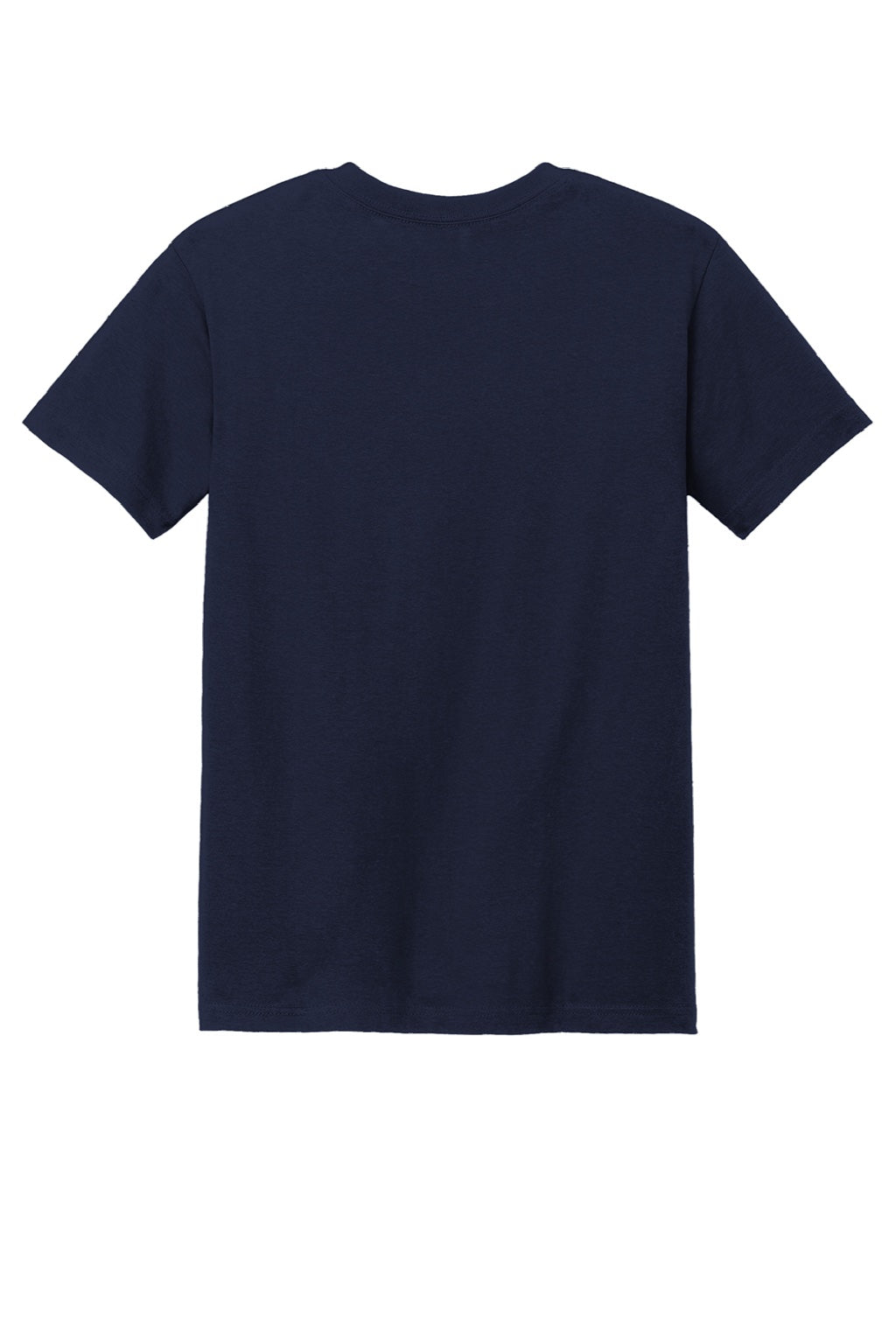 American Apparel 1301 Mens Short Sleeve Crewneck T-Shirt True Navy Blue Flat Back