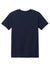 American Apparel 1301 Mens Short Sleeve Crewneck T-Shirt True Navy Blue Flat Back