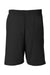 Champion 8187 Mens Gym Shorts Black Flat Back