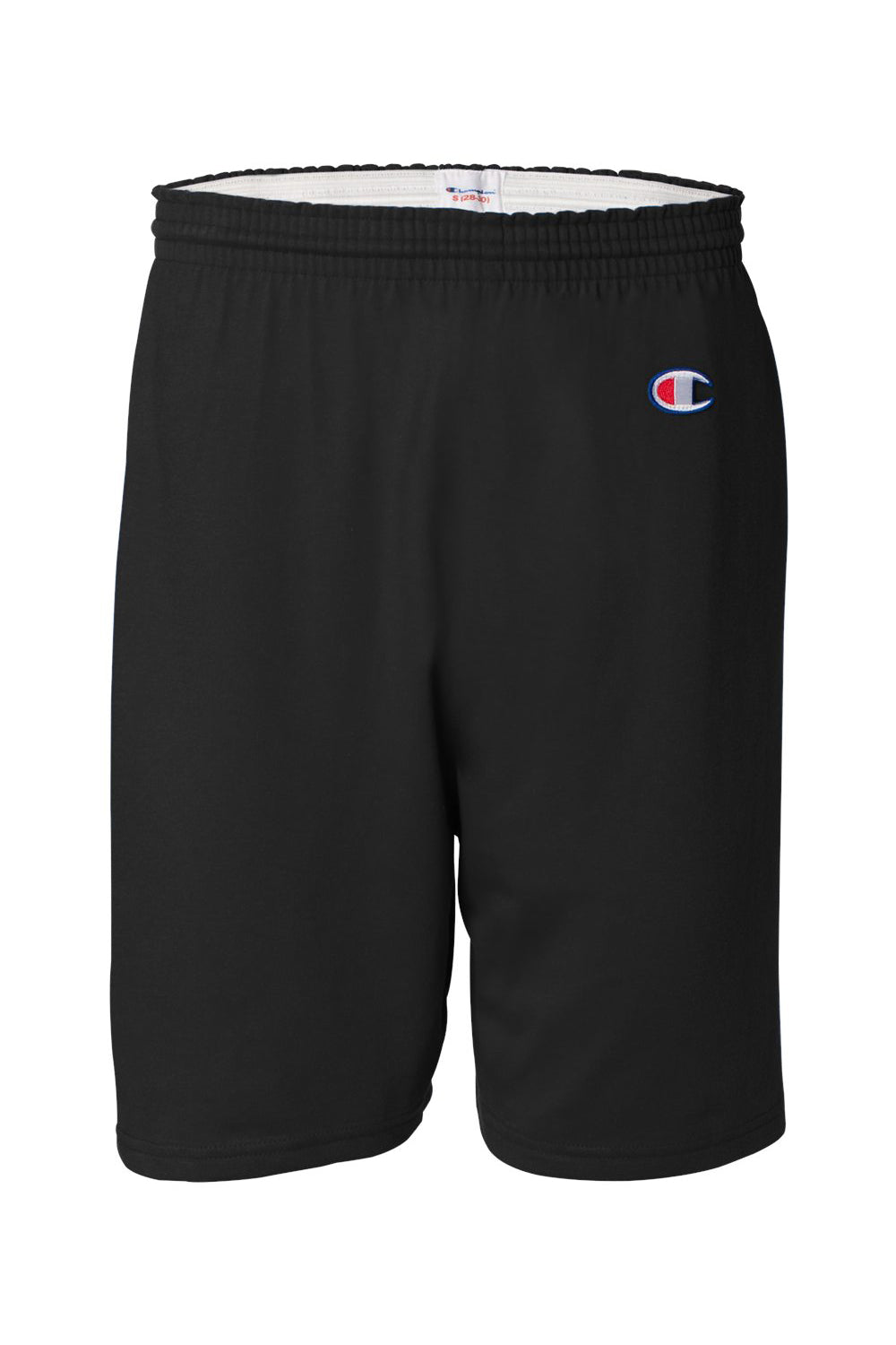 Champion 8187 Mens Gym Shorts Black Flat Front