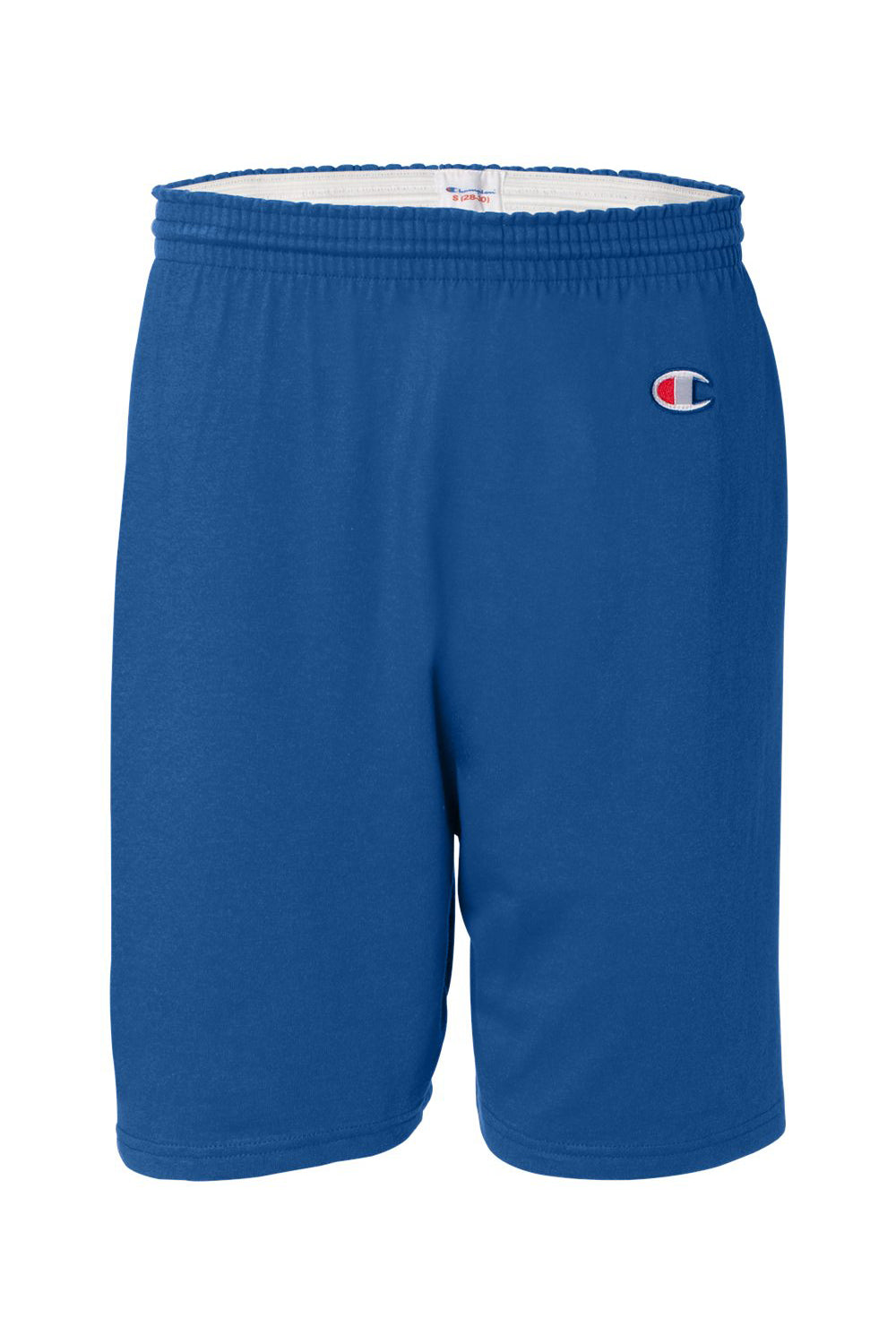 Champion 8187 Mens Gym Shorts Royal Blue Flat Front