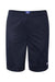 Champion S162 Mens Mesh Shorts w/ Pockets Navy Blue Flat Front