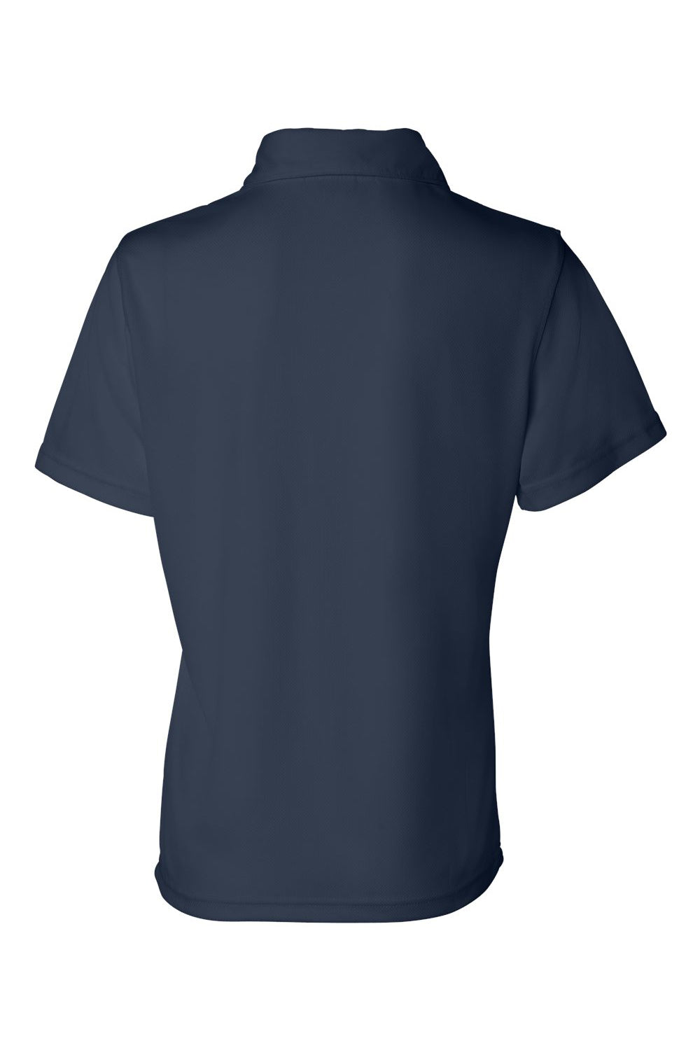 Sierra Pacific 5469 Womens Moisture Wicking Mesh Short Sleeve Polo Shirt Navy Blue Flat Back