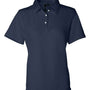 Sierra Pacific Womens Moisture Wicking Mesh Short Sleeve Polo Shirt - Navy Blue - NEW