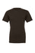 Bella + Canvas BC3001/3001 Mens Jersey Short Sleeve Crewneck T-Shirt Brown Flat Front