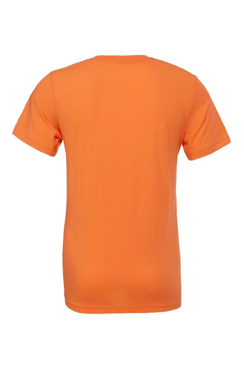 Bella + Canvas BC3001/3001 Mens Jersey Short Sleeve Crewneck T-Shirt Burnt Orange Flat Back