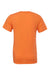 Bella + Canvas BC3001/3001 Mens Jersey Short Sleeve Crewneck T-Shirt Burnt Orange Flat Back