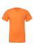 Bella + Canvas BC3001/3001 Mens Jersey Short Sleeve Crewneck T-Shirt Burnt Orange Flat Front