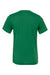 Bella + Canvas BC3001/3001 Mens Jersey Short Sleeve Crewneck T-Shirt Evergreen Flat Back