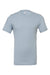 Bella + Canvas BC3001/3001 Mens Jersey Short Sleeve Crewneck T-Shirt Light Blue Flat Front