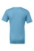 Bella + Canvas BC3001/3001 Mens Jersey Short Sleeve Crewneck T-Shirt Ocean Blue Flat Back