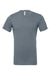 Bella + Canvas BC3001/3001 Mens Jersey Short Sleeve Crewneck T-Shirt Steel Blue Flat Front