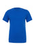 Bella + Canvas BC3001/3001 Mens Jersey Short Sleeve Crewneck T-Shirt True Royal Blue Flat Front
