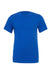 Bella + Canvas BC3001/3001C Mens Jersey Short Sleeve Crewneck T-Shirt True Royal Blue Flat Front