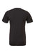Bella + Canvas BC3413/3413C/3413 Mens Short Sleeve Crewneck T-Shirt Charcoal Black Flat Back
