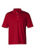 Sierra Pacific 0469 Mens Moisture Wish Mesh Short Sleeve Polo Shirt Red Flat Front