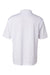 Sierra Pacific 0469 Mens Moisture Wish Mesh Short Sleeve Polo Shirt White Flat Back
