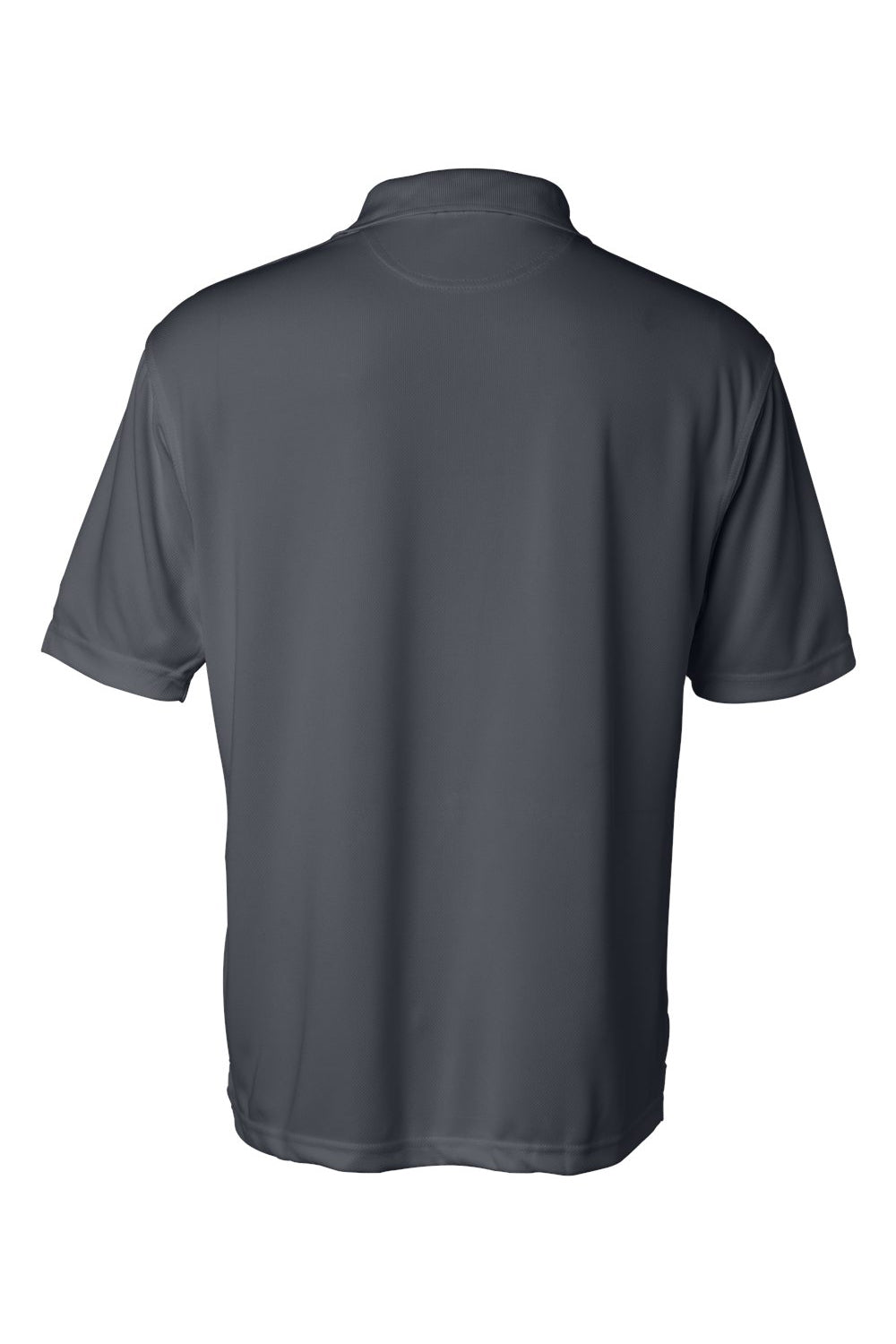 Sierra Pacific 0469 Mens Moisture Wish Mesh Short Sleeve Polo Shirt Steel Grey Flat Back