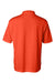 Sierra Pacific 0469 Mens Moisture Wish Mesh Short Sleeve Polo Shirt Brite Orange Flat Back