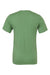 Bella + Canvas BC3001/3001 Mens Jersey Short Sleeve Crewneck T-Shirt Leaf Green Flat Back