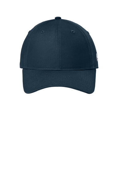 New Era Hats NE201 Mens Adjustable Hat Flag Deep Navy Blue Flat Front